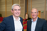 (li) Otmar Höglinger von der FH Oberösterreich mit LC-Beiratssprecher Roland Fischer, Geschäftsführer der Fischer Brot GmbH