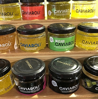 Verkapseltes Olivenöl in Form von Kaviar war nur eine von vielen Produktinnovationen auf der Gastronomiemesse